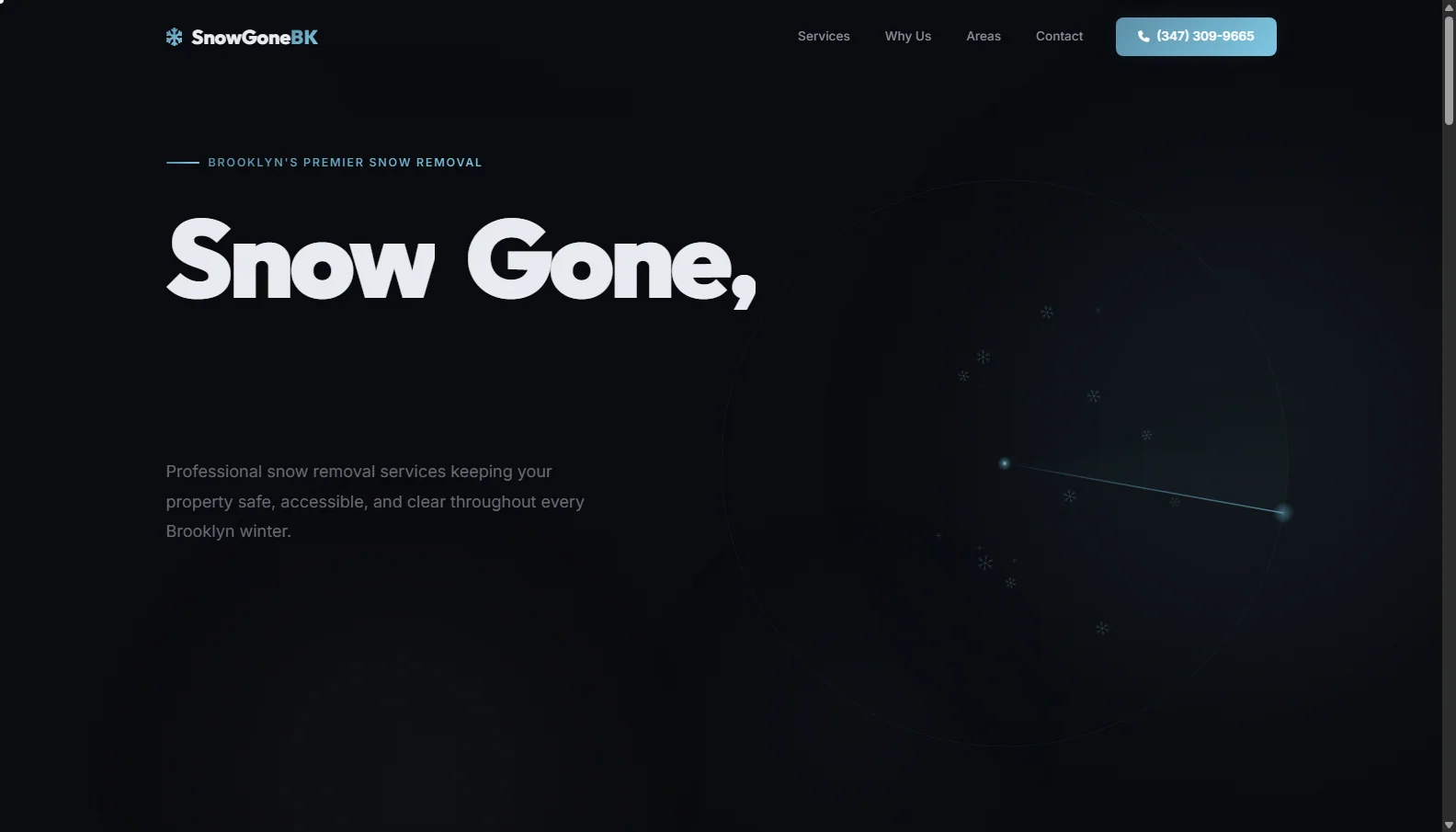Snow Gone BK homepage preview